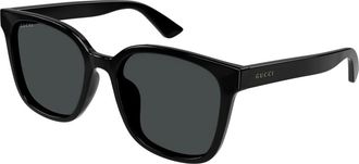 Gucci Mode Zonnebrillen Collectie - Heren - Zonnebrillen - Zwart - 56 MM - Accessoires
