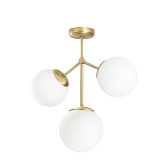 Wonderlamp Wonderlamp - Plaf&oacute;n De Techo Mulen Oro (3 Luces)