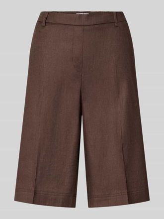 Raphaela by Brax Regular Fit Bermuda aus Leinen-Mix Modell PHILIPA in Hellbraun, Gr&ouml;&szlig;e 40