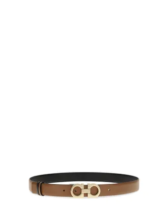 Ferragamo Reversible Leather Belt - Brown