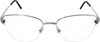 Cartier Panthere de Cartier Demo Cat Eye Ladies Eyeglasses CT0208O 002 55