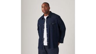 Levi's Classic Western Shirt (Big) - Mens - 1XL - Red