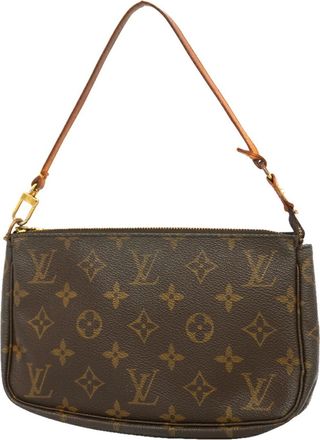 Louis Vuitton Brown Pouch (Pre-Owned)