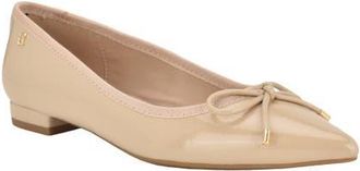 Tommy Hilfiger Kimio Pointed Toe Flat in Light Natural at Nordstrom, Size 6.5