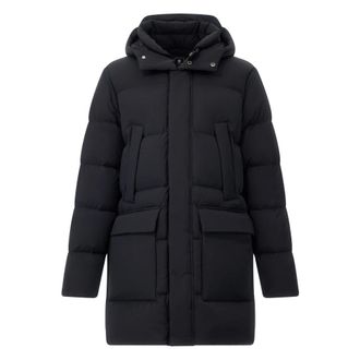 Boggi Milano Heren, Mantels, Blauw, Maat: XL Nylon