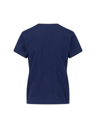 Polo Ralph Lauren Womens T-Shirts And Polos Blue Cotton