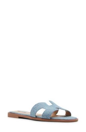 Steven New York Harlien Slide Sandal in Denim at Nordstrom Rack, Size 5.5