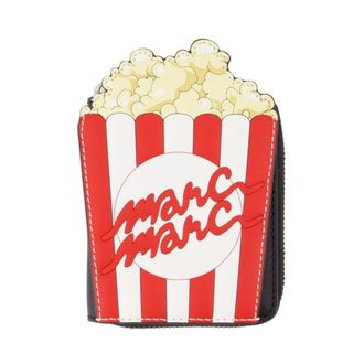 Marc Jacobs Popcorn Slim Compact Wallet - Dames - Accessoires - Veelkleurig - Maat: ONE Size Leer