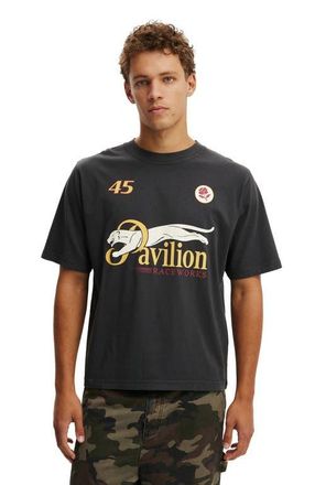 Cotton On Mens Cropped Fit Graphic T-Shirt in Washed Black Panther at Nordstrom, Size Xx-Large