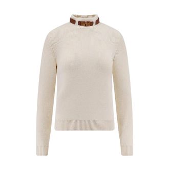 Elisabetta Franchi Mujer, Jerseys, Blanco, Talla: XS