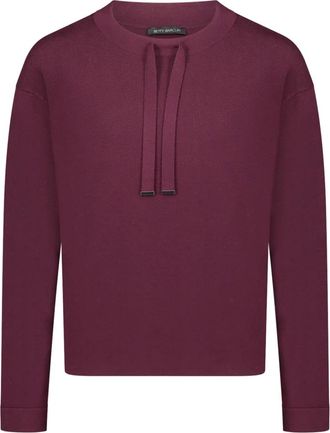 Betty Barclay Truien & Vesten, Dames, Paars, XL, Polyester, Round-neck Truien