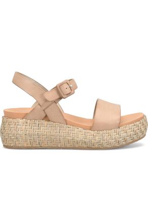 Kork-ease Womens Hallie Platform Sandals In Off White