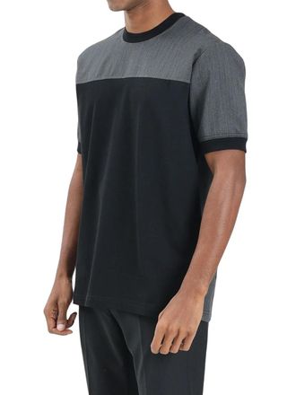 Yes London Yes London Cotton T-shirt - Black/Grey