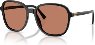 Miu Miu Dames, Accessoires, Zwart, Maat: 58 MM Polyamide