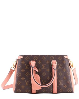 Louis Vuitton Soufflot Tote Monogram Canvas With Leather Bb (Authentic Pre- Loved)