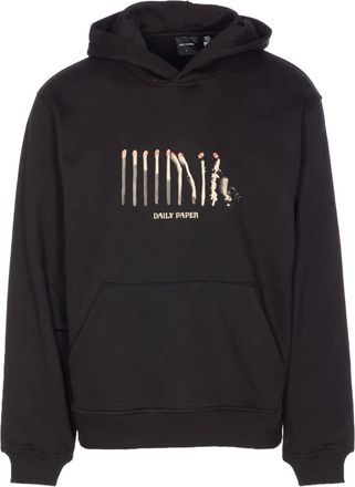 Daily Paper Clothing Felpa con cappuccio - Nero