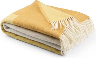 Northern Echo Wolldecke 130 x 170 cm, gelb