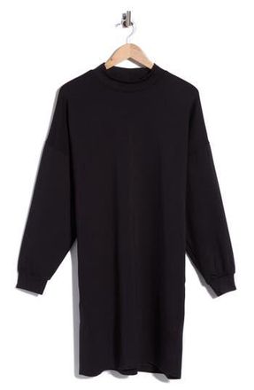 b.young Long Sleeve Mock Neck Sweater Dress in Black at Nordstrom Rack, Size X-Small
