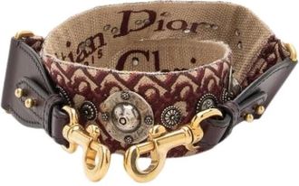 Dior Pre-owned Accessories, female, Beige, Size: ONE SIZE Pre-owned Canvas Belt