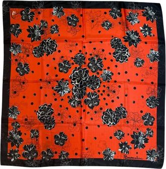 Braccialini Fiori Zijden Sjaal - Dames - Zijden sjaals - Veelkleurig - ONE Size - Accessoires