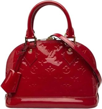 Louis Vuitton Pre-owned Alma BB - Dames - Pre-owned - Rood - Maat: ONE Size Leer