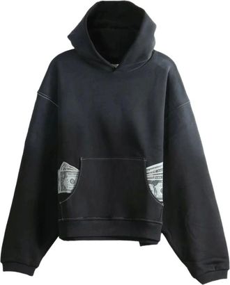 ERL Erl, Hombre, Sudaderas, Negro, Talla: L