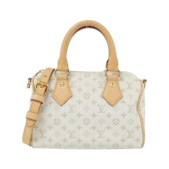 Louis Vuitton Pre-owned Monogram Speedy Bandouliere Boston Tas - Dames - Pre-owned - Beige - Maat: ONE Size