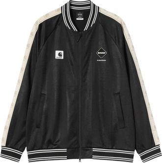 Carhartt Work in Progress Varcity Track Jersey Blouson - Heren - Zomerjassen - Zwart - S - Jassen
