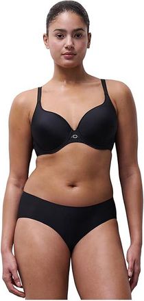 Chantelle Belle Sexy Solution Plunge Bra Womens Bra Black : 36D, Elastane/Nylon/Polyester