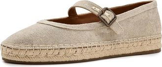 Lucky Brand Orlyna Espadrille Sandal Womens Shoes Natural/Platino : 8.5 M, Leather