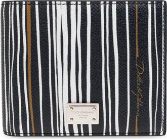 Dolce & Gabbana Leren Portemonnee met Logo - Heren - Portefeuilles - Veelkleurig - ONE Size - Leer - Accessoires
