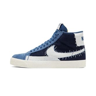 Nike Fitness, Heren, Blauw, 42 1/2 EU, SB Zoom Blazer Mid Premium Sashiko