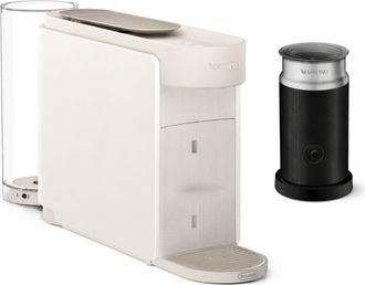 Nespresso Vertuo Up Coffee Machine & Aeroccino Frother Set in White at Nordstrom