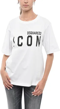 Dsquared2 White Graphic T-Shirt