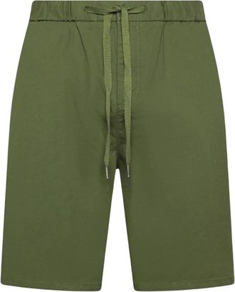 Sun 68 Stijlvolle Trekkoord Shorts - Heren - Korte Broeken - Groen - XL - Korte Broeken