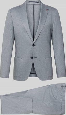 Roy Robson Anzug mit Reverskragen in Rauchblau, Größe 56