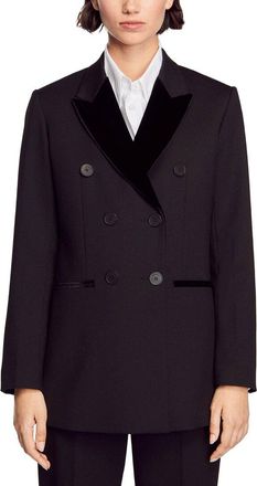 Sandro Valois Wool-Blend Blazer