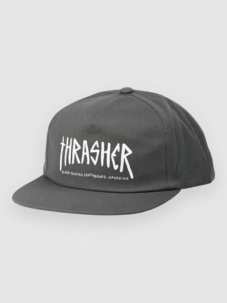Thrasher X Toy Machine Scatch Snapback Cap charcoal