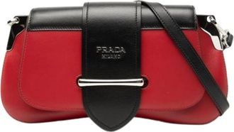Prada Pre-owned Cross Body Bags, female, Red, Size: ONE SIZE Pre-owned The Sidonie