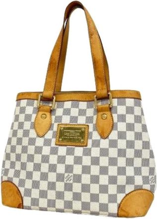 Louis Vuitton Pre-owned Handbags, female, White, Size: ONE SIZE Pre-owned Vintage Tote Bag