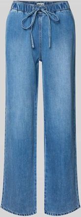 Only Wide Leg Jeans aus Lyocell Modell GRETA in Jeansblau Melange, Gr&ouml;&szlig;e XL/32