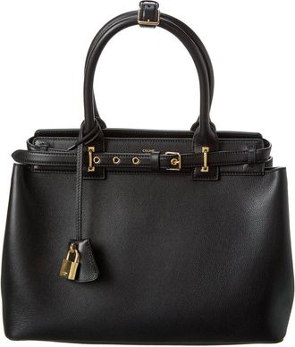Celine Celine Conti Leather Satchel