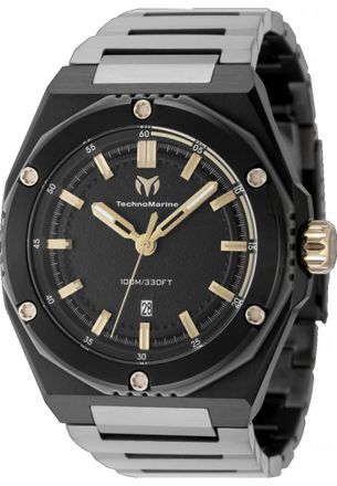Technomarine TM-416088 Mens Coral Legacy Watch - Black - One Size