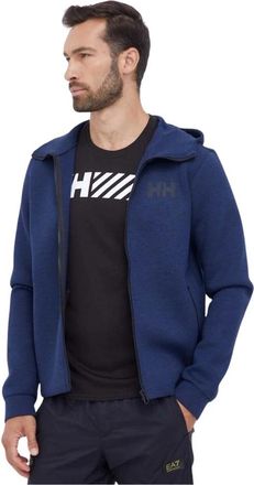 Helly Hansen Zip-throughs - Heren - Sportshirts - Blauw - S - Fitness