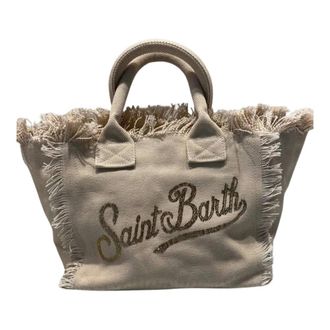 Saint Barth Tote Bags, female, Beige, Size: ONE SIZE Colette Strass Tote Bag