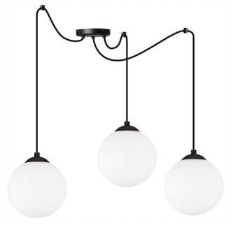 OEM L&aacute;mpara De Techo Colgante Spider Ball Negra Led 15cm