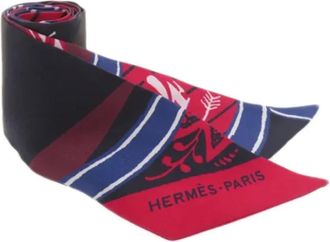 Hermès Pre-owned Scarves, female, Multicolor, Size: ONE SIZE Pre-owned Silk scarves