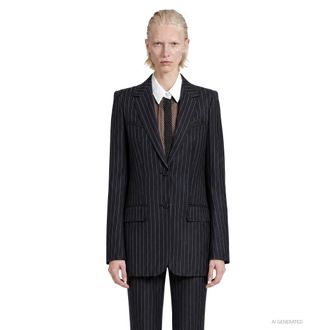 Tom Ford Chalk Stripe Wool Mohair Blazer