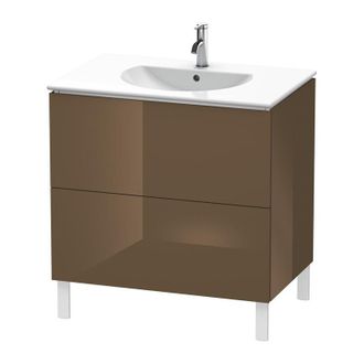 Duravit Mueble De Ba&ntilde;o L-cube 534x820x704mm Marr&oacute;n Oliva Brillo Intenso
