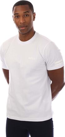 HUGO BOSS Herenlogo T-Shirt (Wit)